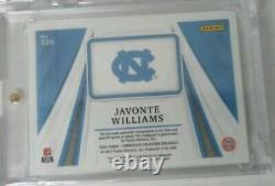 Javonte Williams 1/1 Rookie Lot Tar Heels Gold Vinyl Immaculate UNC