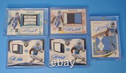 Javonte Williams RPA Lot Immaculate Gold, TAG Auto Patch ARGYLE UNC Tar Heels