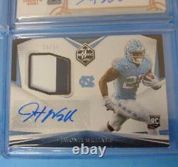 Javonte Williams RPA Lot Immaculate Gold, TAG Auto Patch ARGYLE UNC Tar Heels