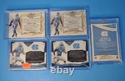 Javonte Williams RPA Lot Immaculate Gold, TAG Auto Patch ARGYLE UNC Tar Heels