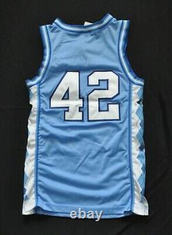 Jerry Stackhouse #42 Unc Tar Heels North Carolina Nike Blue Men Sewn 36 S