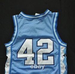 Jerry Stackhouse #42 Unc Tar Heels North Carolina Nike Blue Men Sewn 36 S