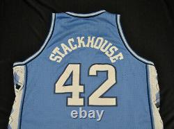 Jerry Stackhouse #42 Unc Tar Heels North Carolina Nike Blue Men Swingman 2xl