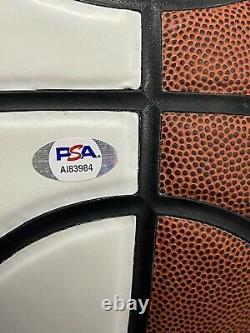 Jerry Stackhouse Signed Autographed UNC Tar Heels Logo Basketball PSA/DNA