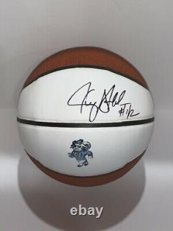 Jerry Stackhouse Signed Basketball North Carolina Tar Heels Proof Unc Jsa Coa