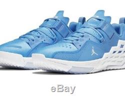 Jordan Brand Nike Men's Sneakers Size 9.5 Alpha 360 TR UNC Tar Heels Training