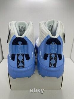 Jordan Force Savage Pro 2 Sharks UNC Tar Heels School PE Mens Size 14 CV1666-101