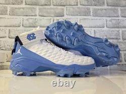 Jordan Force Savage Pro 2 Sharks UNC Tar Heels School PE Size 11.5 CV1666-101