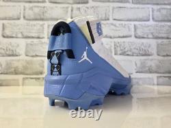 Jordan Force Savage Pro 2 Sharks UNC Tar Heels School PE Size 11.5 CV1666-101