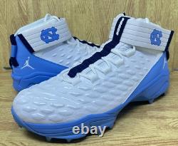 Jordan Force Savage Pro 2 Sharks UNC Tar Heels School PE Size 13.5 CV1666-101