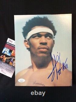 Julius Peppers Signed 8x10 Unc Tar Heels Football Carolina Panthers Jsa Coa Auto