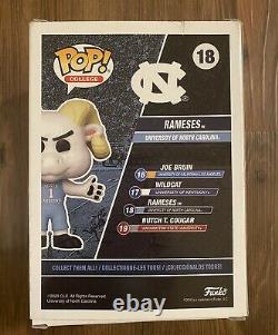 Larry Miller Signed Rameses Funko Pop-UNC-North Carolina Tar Heels Basketball