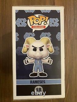 Larry Miller Signed Rameses Funko Pop-UNC-North Carolina Tar Heels Basketball