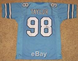 Lawrence Taylor Autographed Signed Unc North Carolina Tar Heels #98 Jersey Jsa