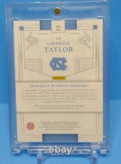 Lawrence Taylor National Treasures Game Used Autograph /10 UNC Tar Heels