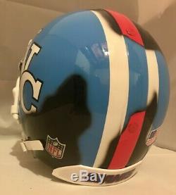 Lawrence Taylor UNC Tar heels Ripped NY Giants Authentic Football Helmet