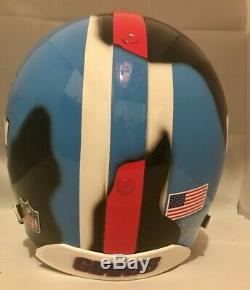 Lawrence Taylor UNC Tar heels Ripped NY Giants Authentic Football Helmet