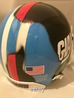 Lawrence Taylor UNC Tar heels Ripped NY Giants Authentic Football Helmet