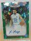 Luke Maye Prizm Draft Green Cracked Ice Autograph /15 Sp Tar Heels Unc
