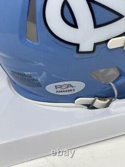 Mack Brown Signed Autograph Mini Helmet North Carolina Tar Heels Unc Psa/dna Coa