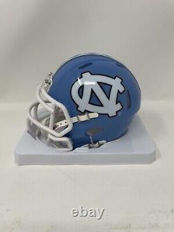Mack Brown Signed Autograph Mini Helmet North Carolina Tar Heels Unc Psa/dna Coa