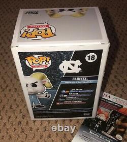 Mack Brown Signed Funko Pop Jsa Autograph Unc Football Rameses Mascot Tar Heels