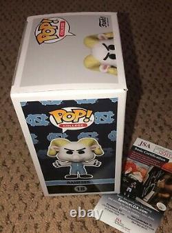 Mack Brown Signed Funko Pop Jsa Autograph Unc Football Rameses Mascot Tar Heels