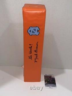 Mack Brown Signed Touchdown Pylon North Carolina Tar Heels Unc Jsa Coa