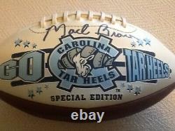 Mack Brown Signed UNC Nirth Carolina Tar Heels Football