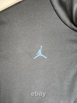 Men's Jordan Brand Black North Carolina UNC Jumpman Sideline Quarter-Zip XL