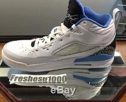 Men's Jordan Oympic 9 Flight 9.5 Off Court Shoes UNC Legend Blue Sz 13 Tar Heel