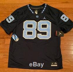 Men's Nike Jordan Navy #89 North Carolina UNC Tar Heels Football Jersey NWT XL