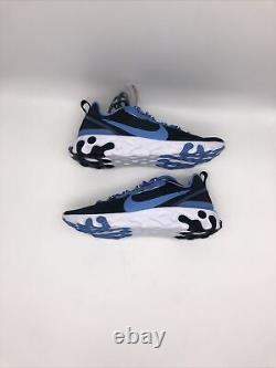 Men's Nike React Element 55 UNC Tarheels Blue CK4852-400 Shoes Size 8