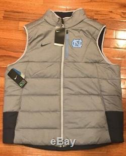 Men's Nike UNC North Carolina Tar Heels Player Full-Zip Vest Jacket XL NWT $120