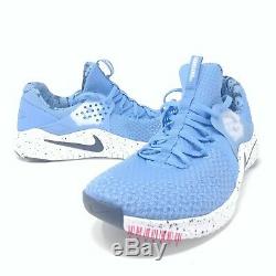 Men's Sz 10.5 Nike Free Trainer TR 8 UNC North Carolina Tar Heels AR0407-400 New