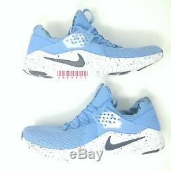 Men's Sz 10.5 Nike Free Trainer TR 8 UNC North Carolina Tar Heels AR0407-400 New