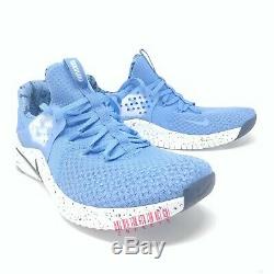 Men's Sz 10.5 Nike Free Trainer TR 8 UNC North Carolina Tar Heels AR0407-400 New