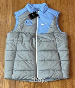 Men's UNC North Carolina Tar Heels Nike Champ Drive Vest Jacket NWT Large