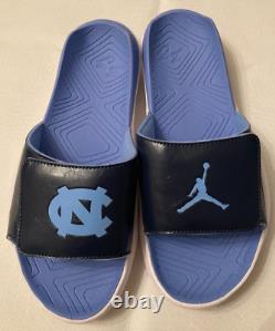 Mens 7 Nike Air Jordan Hydro 7 V2 UNC Tar Heels North Carolina Slides CT7153-144