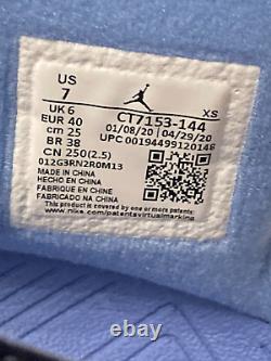 Mens 7 Nike Air Jordan Hydro 7 V2 UNC Tar Heels North Carolina Slides CT7153-144