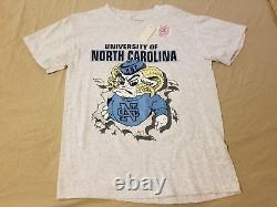 Mens Vintage New Nutmeg North Carolina Tarheels Shirt L Large Grey Gray Cotton