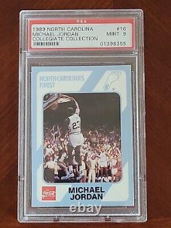 Michael Jordan 1989 UNC Collegiate Collection PSA 9