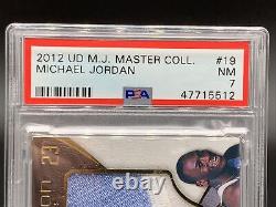 Michael Jordan 2012 Ud Logo Master Collection #19 Psa 7 Nr. Mt. Sick Patch