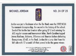 Michael Jordan 2013-14 Fleer Retro Final Four Stars #24 Unc Tar Heels Rare Sp