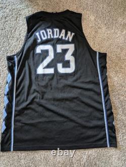 Michael Jordan 23 Nike UNC Black Jersey XL North Carolina Tar Heels Basketball