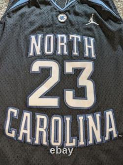 Michael Jordan 23 Nike UNC Black Jersey XL North Carolina Tar Heels Basketball