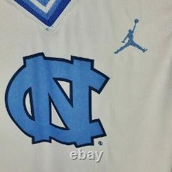 Michael Jordan 23 North Carolina Tar Heels UNC Jersey Men's L White Blue