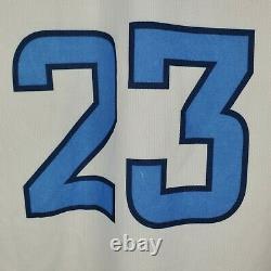 Michael Jordan 23 North Carolina Tar Heels UNC Jersey Men's L White Blue