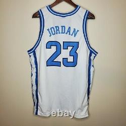 Michael Jordan 23 North Carolina Tar Heels UNC Jersey Men's L White Blue