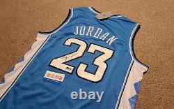 Michael Jordan Autographed Blue UNC North Carolina Tar Heels Jersey 23 withCOA